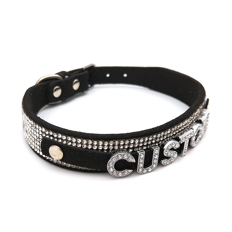 Shiny Rhinestone Letters Custo - Crystal Choker Necklace incelemesi ve fiyatı