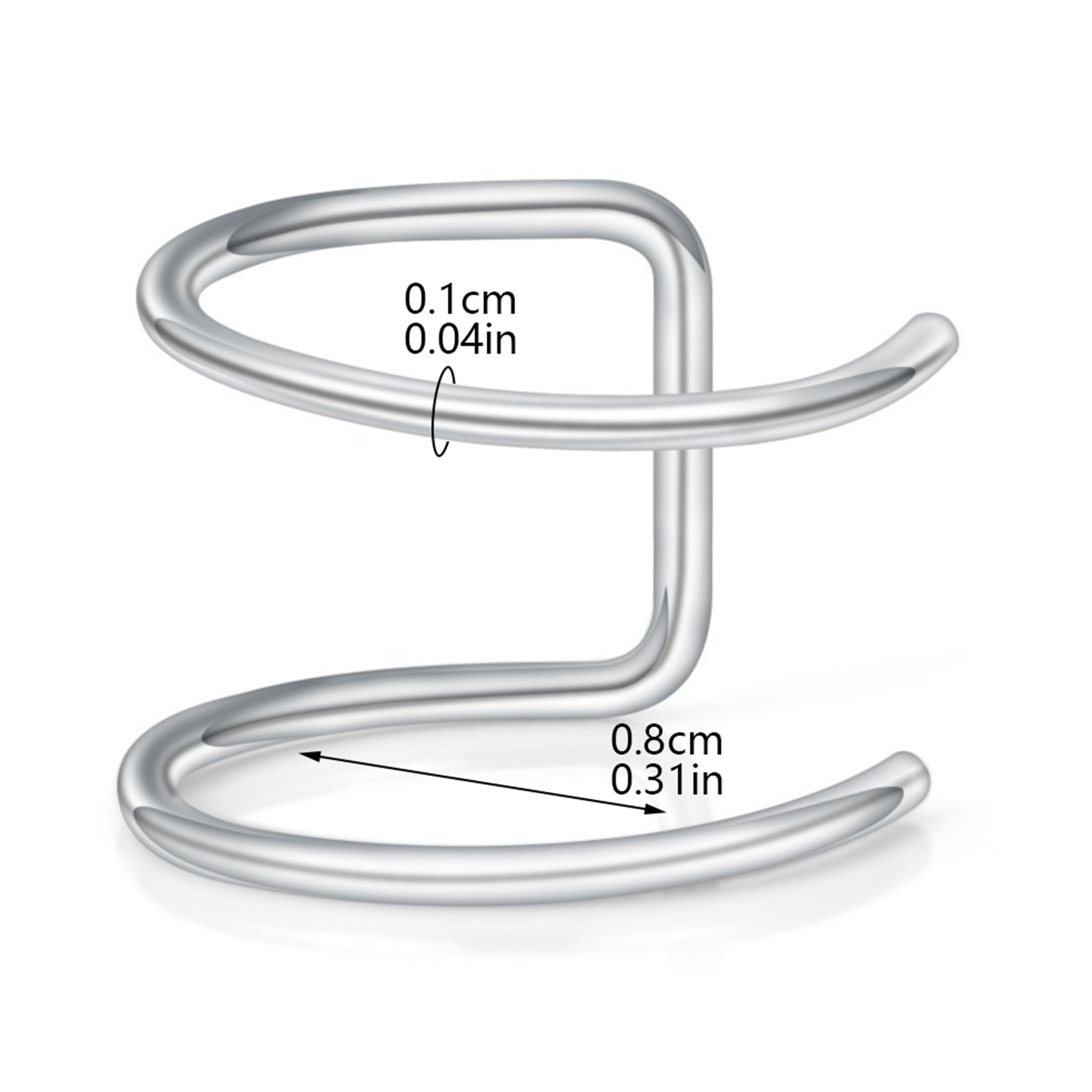 2pcs New No-Piercing Ear Cuffs - Ear Cuff No Piercing incelemesi ve fiyatı
