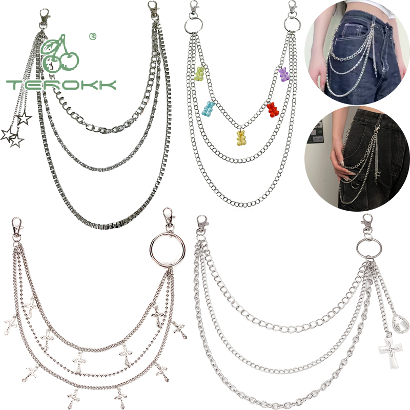 Star Tassel Metal Pants Waist  - Hip Hop Chain Necklace incelemesi ve fiyatı