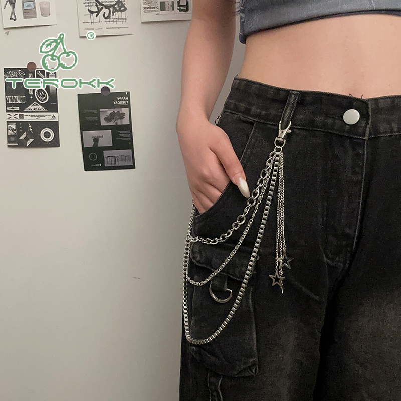 Star Tassel Metal Pants Waist  - Hip Hop Chain Necklace incelemesi ve fiyatı