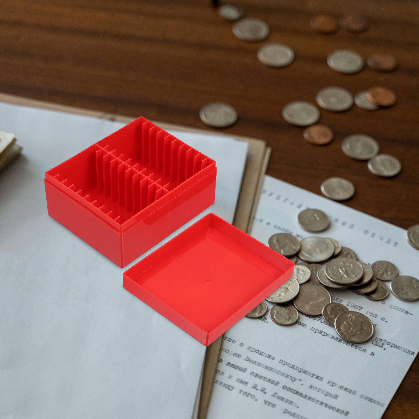 Plastic Coin Storage Box with  - Collectors Coins Jewelry & Watches Of Smithtown incelemesi ve fiyatı