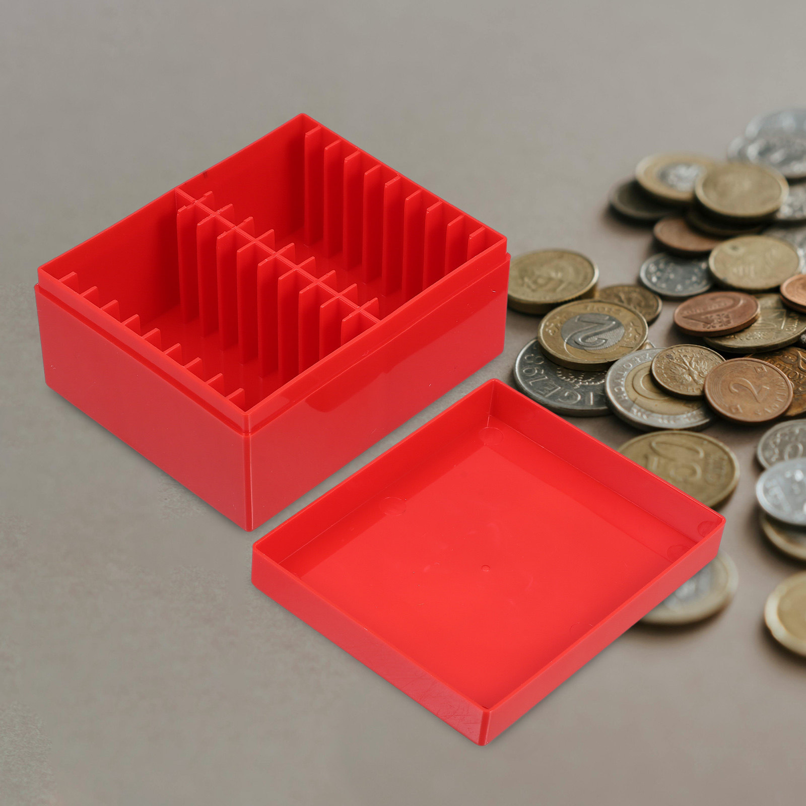 Plastic Coin Storage Box with  - Collectors Coins Jewelry & Watches Of Smithtown incelemesi ve fiyatı