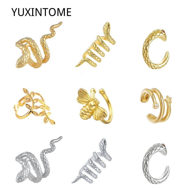 1PC Plated 24K Gold Vintage Cr - Ear Cuff No Piercing incelemesi ve fiyatı