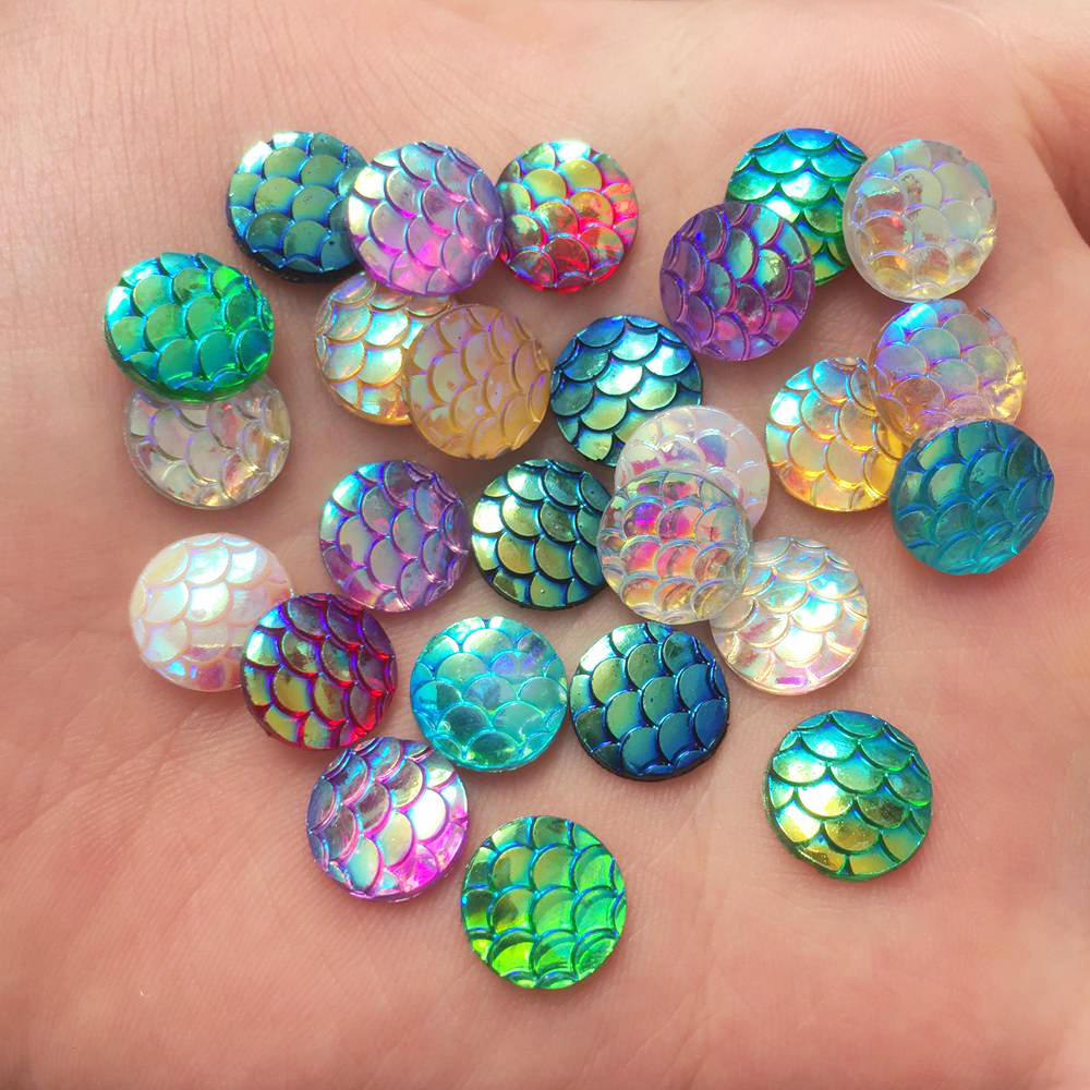 Shiny 100Pcs AB Resin 10mm Rou - Paradise Jewelry & Watches Llc Miami incelemesi ve fiyatı