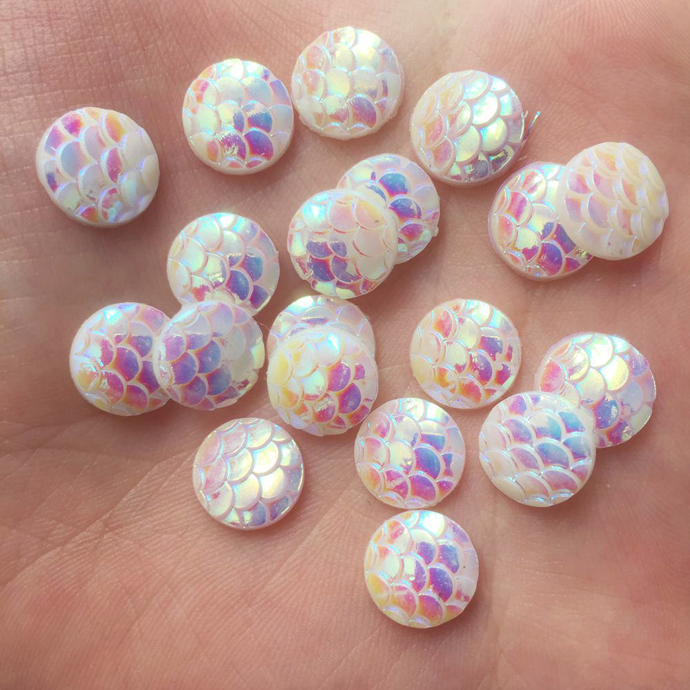 Shiny 100Pcs AB Resin 10mm Rou - Paradise Jewelry & Watches Llc Miami incelemesi ve fiyatı
