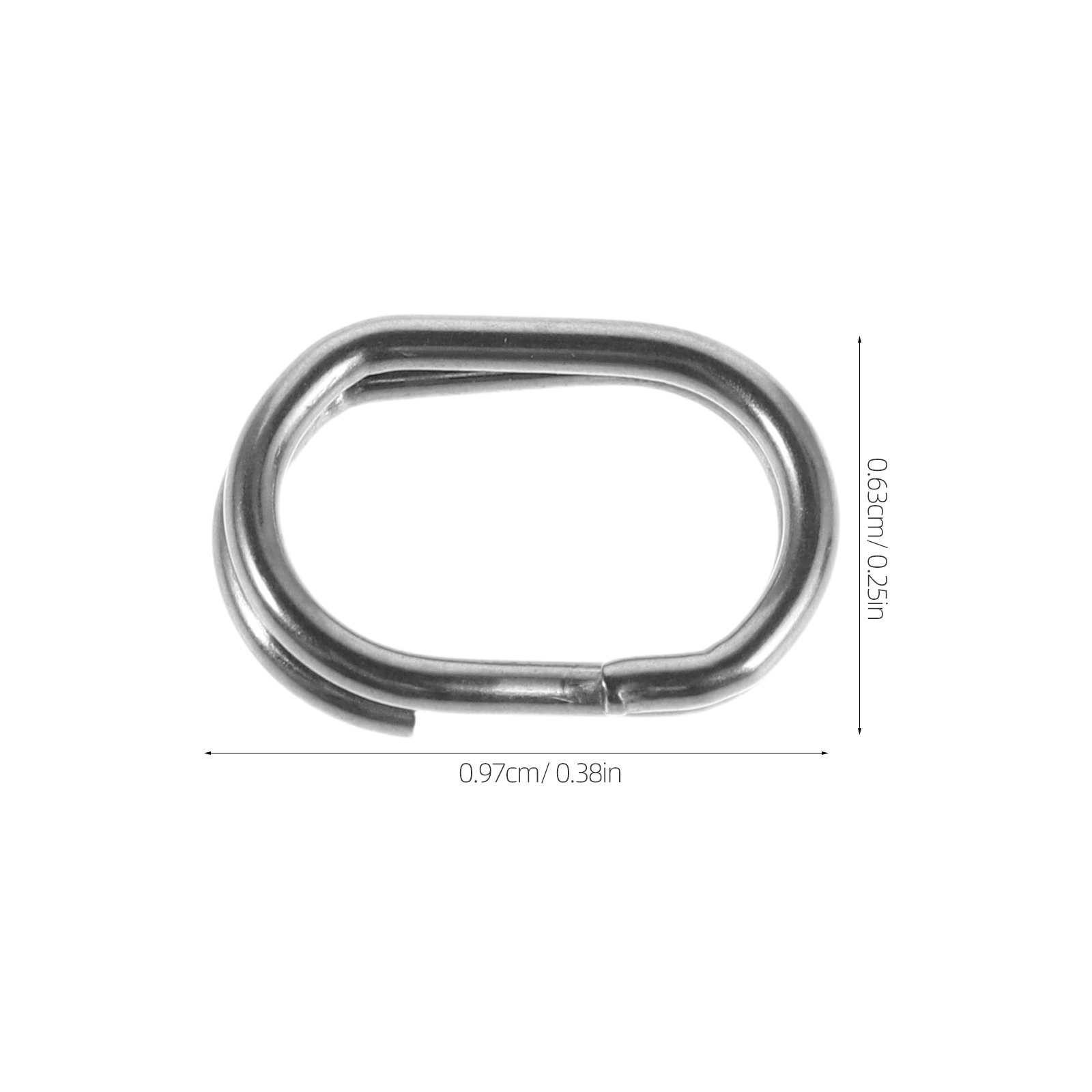 100Pcs Oval Stainless Steel Do - Jewelry Repair & Watches Photos incelemesi ve fiyatı